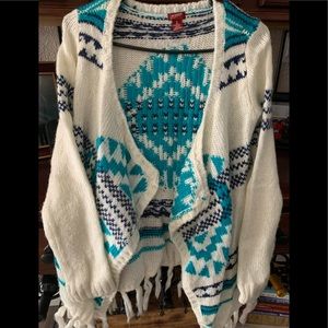 Western Cardigan any girl would love!
